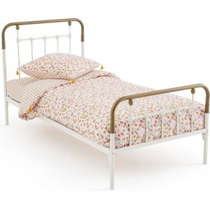 Bed in staal metaal, Asper LA REDOUTE INTERIEURS. Metaal materiaal. Maten 90 x 190 cm. Wit kleur
