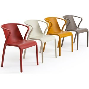 Set van 2 fauteuils in polypropyleen, Predsida LA REDOUTE INTERIEURS.  materiaal. Maten één maat. Beige kleur