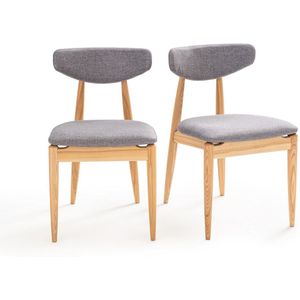 Set van 2 vintage stoelen in essenhout, Nochy LA REDOUTE INTERIEURS. Hout materiaal. Maten één maat. Andere kleur