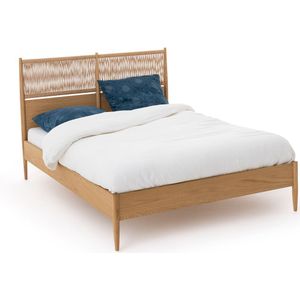 Bed met beddenbodem Malora LA REDOUTE INTERIEURS. Hout, medium (MDF) materiaal. Maten 140 x 190 cm. Kastanje kleur