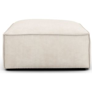Modulaire poef in geribd fluweel, Seven LA REDOUTE INTERIEURS. Geribd fluweel materiaal. Maten 1-zit. Beige kleur