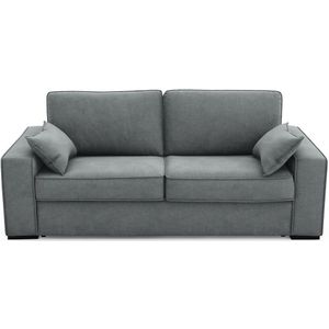 Bank-bed polyester, mousse Cécilia LA REDOUTE INTERIEURS. Polyester materiaal. Maten 4-zit. Grijs kleur