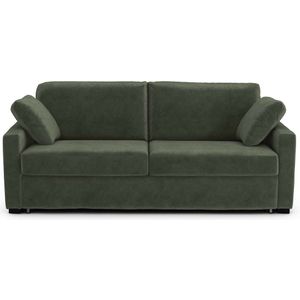 Bank-bed fluweel, latex, Timor LA REDOUTE INTERIEURS. Fluweel materiaal. Maten 2-zit. Groen kleur