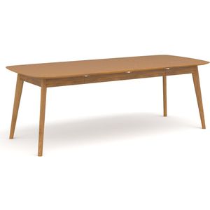Evolutieve tafel, 4 tot 10 personen, Aramis LA REDOUTE INTERIEURS. Hout materiaal. Maten 10 personen. Kastanje kleur