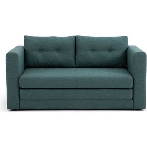 Omvormbare zetel, getextureerde stof, 2-zit, Udel SO'HOME. Polyester materiaal. Maten 2-zit. Groen kleur