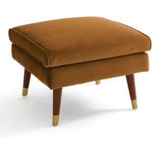 LA REDOUTE INTERIEURS - Poef - Kastanje Kleur - Fluweel - Polyester
