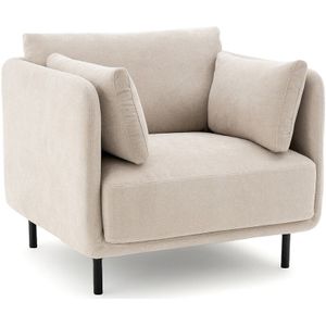 Fauteuil, getextureerde stof, Victor