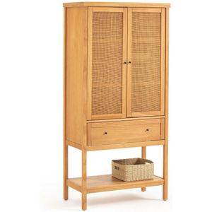 Gabin - Buffetkast - Naturel - Massief Dennenhout met Vlechtwerk