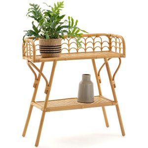 Vintage console in rotan stokken, Malu LA REDOUTE INTERIEURS. Rotan materiaal. Maten één maat. Beige kleur