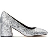 Pumps met pailletten LA REDOUTE COLLECTIONS. Synthetisch materiaal. Maten 38. Zilver kleur