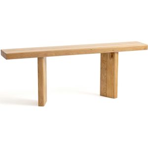 Console in eik, L200 CM, Olaga AM.PM. Hout materiaal. Maten één maat. Kastanje kleur