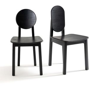 Set van 2 stoelen in essenhout , Tribal