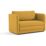 Zitbank-bed polyester, Hazel LA REDOUTE INTERIEURS. Polyester materiaal. Maten 1-zit. Geel kleur