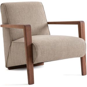 Fauteuil viscose-melée linnen, Sanami AM.PM. Katoen materiaal. Maten één maat. Beige kleur