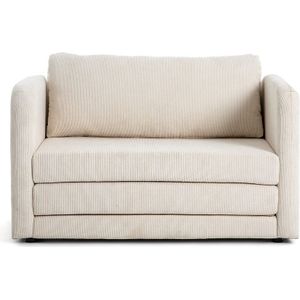 La Redoute Intérieurs - Hazel - Zitbank-bed - Ecru - Fluweel