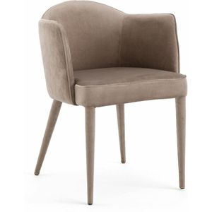 Tafel Fauteuil in fluweel, Leos