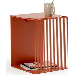 La Redoute Intérieurs - Salem - Bijzettafel - Oranje - Staal