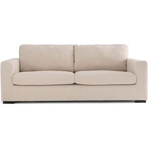 Zetel in geribd fluweel, 2 of 4-zit, Helmi LA REDOUTE INTERIEURS. Fluweel materiaal. Maten 2-zit. Beige kleur