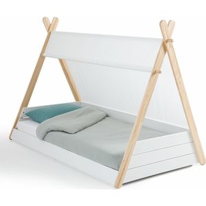 Kinderbed Tipi met lattenbodem SIFFROY LA REDOUTE INTERIEURS. Medium (mdf) materiaal. Maten 90 x 190 cm. Wit kleur