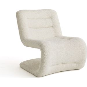 Fauteuil bouclette, Wilson AM.PM. Polyester materiaal. Maten één maat. Beige kleur