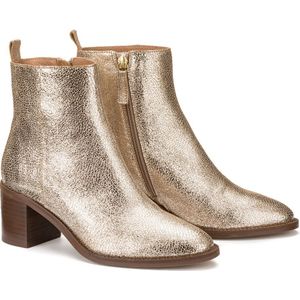 Signature Faustine - Enkellaarsjes - Goudkleur - Leer
