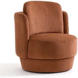 Rotatieve fauteuil in geribd fluweel, Baltimore