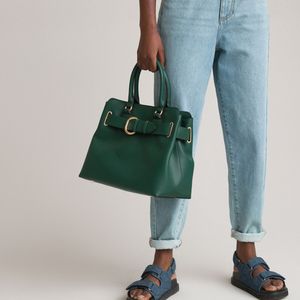 Handtas met riem LA REDOUTE COLLECTIONS. Polyurethaan materiaal. Maten één maat. Groen kleur