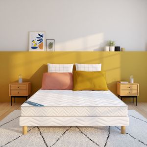 Matras HR mousse, stevig, H 16cm LA REDOUTE INTERIEURS.  materiaal. Maten 80 x 190 cm. Wit kleur