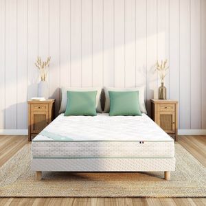 LA REDOUTE INTERIEURS - Boxspring - Wit - Massief Hout