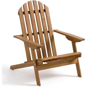 Tuinfauteuil Adirondack voor kinderen in acacia, Aksel LA REDOUTE INTERIEURS.  materiaal. Maten één maat. Beige kleur