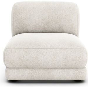Modulaire zetel, fluwelen linnen, Sister AM.PM. Linnen fluweel materiaal. Maten 1-zit. Beige kleur