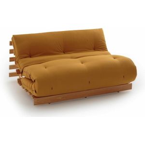 Futon matras, Latex THAI Coton polyester LA REDOUTE INTERIEURS.  materiaal. Maten 140 x 190 cm. Geel kleur