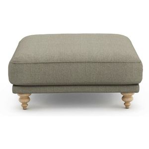 Voetenbank in tweed, Lazare AM.PM. Tweed materiaal. Maten 1-zit. Beige kleur