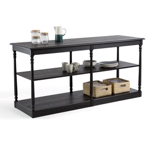 Reipard - Wandtafel - Zwart - Hout - Tijdloos Ontwerp