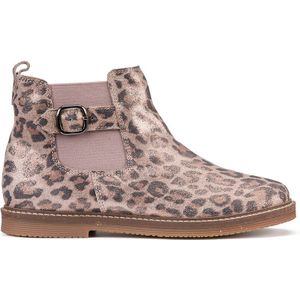 Boots in leer LA REDOUTE COLLECTIONS. Leer materiaal. Maten 37. Roze kleur