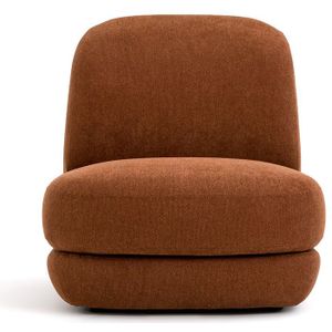 Fauteuil, polyester mix, Lega LA REDOUTE INTERIEURS. Gemengde polyester materiaal. Maten 1-zit. Kastanje kleur