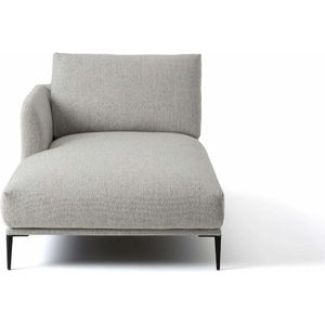 Longchair mêlee bouclette, Oscar design E.Gallina AM.PM. Mêlee met bouclé effect materiaal. Maten meridienne gauche. Beige kleur