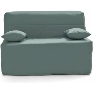 Bankstel BZ mousse Bultex 9 cm SO'HOME. Katoen materiaal. Maten 140 x 200 cm. Groen kleur