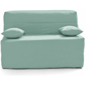 Bankstel BZ mousse Bultex 9 cm SO'HOME. Katoen materiaal. Maten 160 x 200 cm. Groen kleur