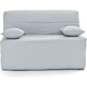 Bankstel BZ, mousse Bultex 15 cm SO'HOME. Mêlee polyester materiaal. Maten 140 x 200 cm. Grijs kleur