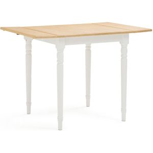 Keukentafel uitschuifbaar 2/4 personen, Alvina LA REDOUTE INTERIEURS. Hout materiaal. Maten 4 personen. Wit kleur