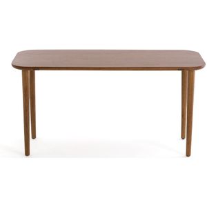 Rechthoekige salontafel in massief notenhout, Marlo LA REDOUTE INTERIEURS. Notenhout materiaal. Maten één maat. Kastanje kleur