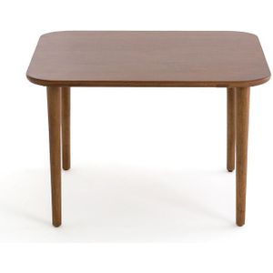 Vierkante salontafel in massief notenhout, Marlo LA REDOUTE INTERIEURS. Notenhout materiaal. Maten één maat. Kastanje kleur