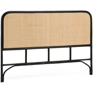 Ladara - Hoofdbord - Gevlochten Rotan - Beige Kleur - Handgemaakt