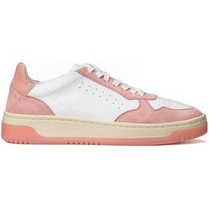 Leren sneakers met veters LA REDOUTE COLLECTIONS. Leer materiaal. Maten 41. Wit kleur