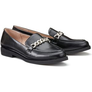 Loafers, ketting detail LA REDOUTE COLLECTIONS. Synthetisch materiaal. Maten 38. Zwart kleur