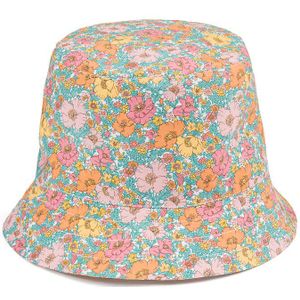 Bucket hat in Liberty Fabrics stof LA REDOUTE COLLECTIONS. Katoen materiaal. Maten 52 cm. Multicolor kleur