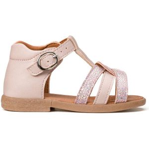 Sandalen met bandjes LA REDOUTE COLLECTIONS. Polyurethaan materiaal. Maten 23. Roze kleur