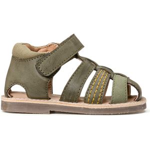 Sandalen met klittenband LA REDOUTE COLLECTIONS. Polyurethaan materiaal. Maten 24. Groen kleur