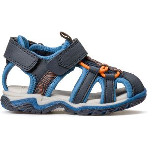 Sandalen met klittenband LA REDOUTE COLLECTIONS. Polyurethaan materiaal. Maten 25. Blauw kleur